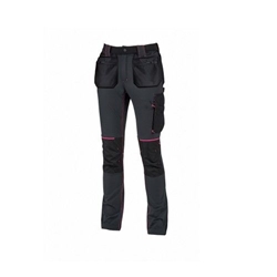 U Power Atom Fly Ladies Trousers Grey/Fuchsia 2XL [Regular Leg]
