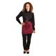 Whites Short Bistro Apron Burgundy