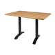 Bolero Pre-drilled Rectangular Table Top Natural Ash Veneer 1100 x 700mm