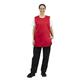 Whites Tabard With Pocket Red