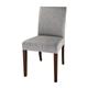 Bolero Chiswick Dining Chairs Charcoal Grey (2 Pack)