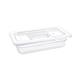 Vogue Polycarbonate 1/4 Gastronorm Container 65mm Clear