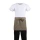 Whites Short Bistro Apron Tan