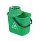 Janit-X Plastic Heavy Duty Mop Bucket With Wringer 15 Litre Green