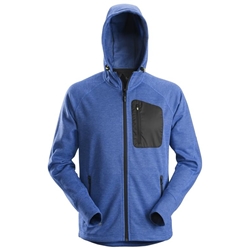 Snickers 8041 Flexiwork Fleece Hoodie True Blue/Black 2XL