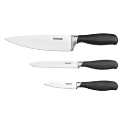 Vogue Prep Like A Pro 3-Piece Soft-Grip Knife Set