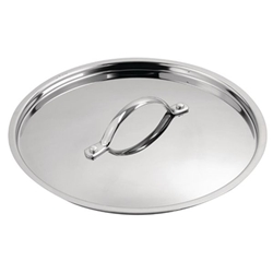 Vogue Stainless Steel & Aluminium Tri-Wall Stew Pan Lid 24cm