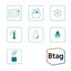 Brother 12mm Red on Clear Labelling Tape - BTAG132