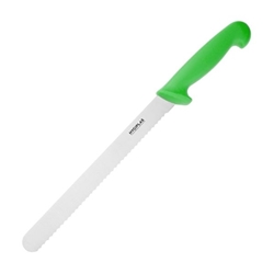 Hygiplas Slicer Serrated Green 24.8cm
