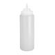 Vogue Clear Wide Neck Squeeze Sauce Bottle 32oz