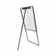 Bi-Office Classic Footbar Non-Magnetic Flipchart Easel; Dry-Wipe Surface; Black Aluminium Frame; 700x1000mm