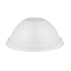 Vegware Nourish Moulded Fibre Cold Cup Dome Lids with Hole 89-Series (1000 Pack)