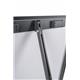 Bi-Office Classic Footbar Non-Magnetic Flipchart Easel; Dry-Wipe Surface; Black Aluminium Frame; 700x1000mm