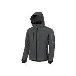U Power Metropolis Soft Shell Stretch Jacket Meteorite Grey Medium