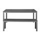 Bolero Valletta Grey Slatted Outdoor Table 1560mm