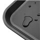 Olympia Kristallon Polypropylene Rectangular Non-Slip Tray Black 458mm