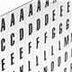 Bi-Office Black On White Magnetic Characters; 10x20mm; Pack of 120