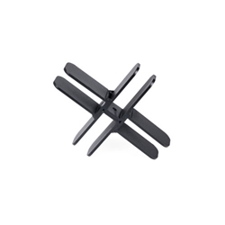 Archyi Sculpo Board ''X'' Shape Connector; Black Colour; 13x3x15cm