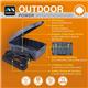 Masterplug Weatherproof Electric Box & 10m 4 Gang Extension Lead