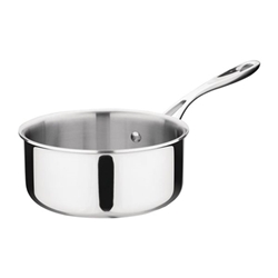 Vogue Stainless Steel & Aluminium Tri-Wall Saucepan 160mm