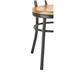 Bolero Clarisse Side Chairs Metallic Grey (2 Pack)
