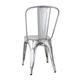 Bolero Bistro Galvanised Steel Side Chairs (4 Pack)