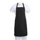 Whites Bib Apron Polycotton Black