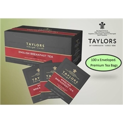 Taylors of Harrogate English Breakfast Enveloped Tea Pack 100â€™s