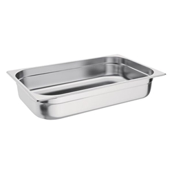 Vogue Stainless Steel 1/1 Gastronorm Tray 100mm