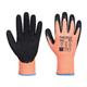 Portwest Vis-Tex Winter Cut D13 Nitrile Glove S Orange/Blk (Pack of 12)