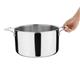 Vogue Stainless Steel & Aluminium Tri-Wall Stew Pan 280mm