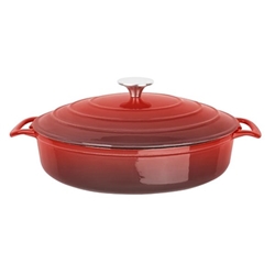 Vogue Red Round Sauté Pan 28cm