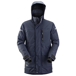 Snickers 1800 Allroundwork Waterproof 37.5 Insulated Parka Navy/Black Large