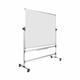 Bi-Office Earth Magnetic Revolving Whiteboard; Ceramic Steel Surface; Aluminium And Black Plastic Frame; 1200x900mm