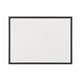Bi-Office Non-Magnetic Whiteboard; 60x45cm; Dry-Wipe Surface; Black MDF Frame