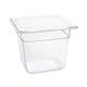 Vogue Polycarbonate 1/6 Gastronorm Container 150mm Clear