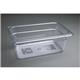 Vogue Polycarbonate 1/4 Gastronorm Container 100mm Clear