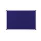 Bi-Office Fire Retardant Notice Board; Blue Felt Surface; Aluminium Frame; 1800x1200mm