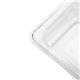 Vogue Polycarbonate 1/4 Gastronorm Container 100mm Clear