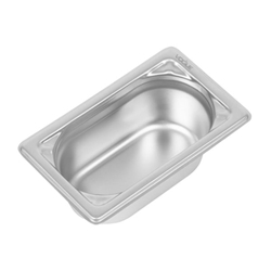 Vogue Heavy Duty Stainless Steel 1/9 Gastronorm Tray 65mm