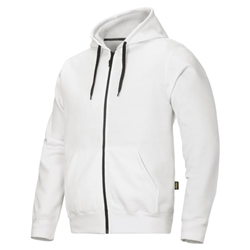 Snickers 2801 Zip Hoodie White 2XL