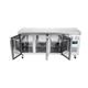 Polar U-Series Triple Door Counter Fridge 417Ltr