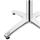 Special Offer Bolero Square Dark Brown Table Top and Base Combo