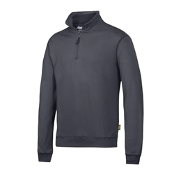Snickers 2818 Half Zip Sweatshirt Steel Grey Medium