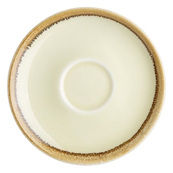 Olympia Kiln Cappuccino Saucer Sandstone 160mm (6 Pack)