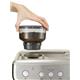 Breville Barista Max Espresso Machine Makes Latte & Cappuccino Coffee Maker with Integrated Bean Grinder & Steam Wand 2.8 L Water Tank 15 Bar Italian 