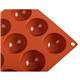 Pavoni Formaflex Silicone Half Sphere Mould 15 Cup