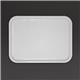 Olympia Kristallon Polypropylene Fast Food Tray White Large 450mm