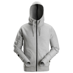 Snickers 2890 Allroundwork Hoodie Full Zip Light Grey Melange 2XL