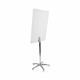 Bi-Office Business Glass Mobile Easel; Drywipe Glass Surface; 70x100cm; Chrome Structure